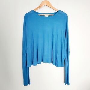 NWOT Abound Blue Blouse Top